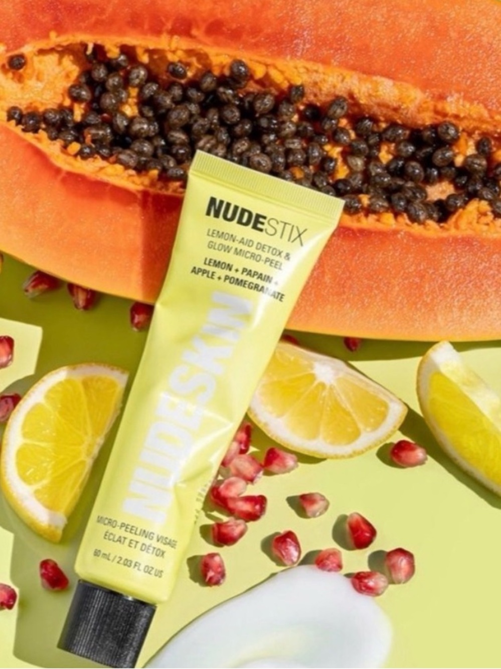 NUDESTIX Yellow, Orange, Pink Cleanser & Exfoliant Trio - Picture 5 of 9